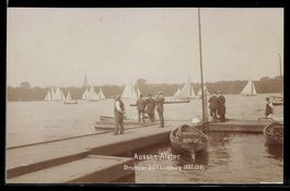 Hamburg-Uhlenhorst, Segelboote auf der A