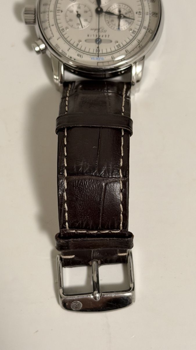 Zeppelin Orologi: Zeppelin 100 Jahre Chronograph, Leather Strap Watch – Nuovo (secondo la descrizione) da Zürich venduto da kor_pm27 5