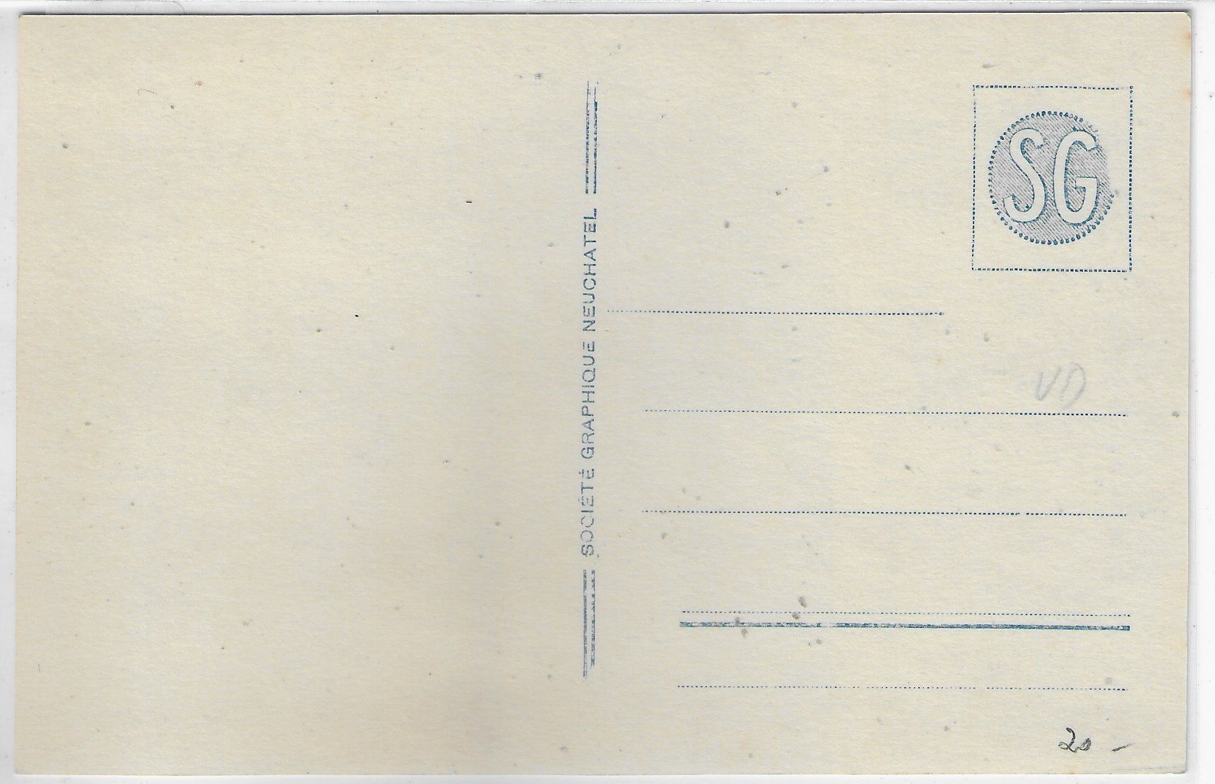 Cartes postales: Avanches - La Poste – D'occasion à Ettingen par Kartenplanet 1