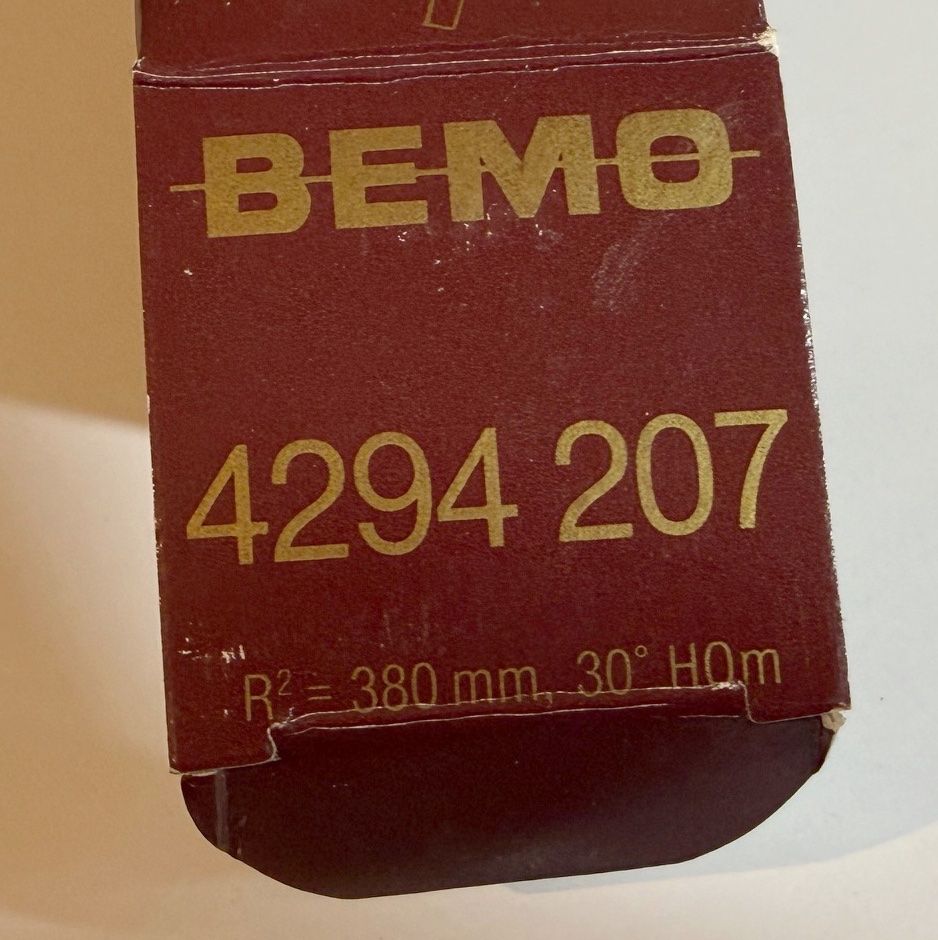 Bemo Modellini di ferrovie: Bemo Gleis H0m R2 30°  4294 207 – Usato da Samedan venduto da Gischpel25 1