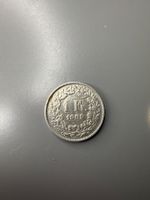 1 Franken Muenze 1909, gute Erhaltung
