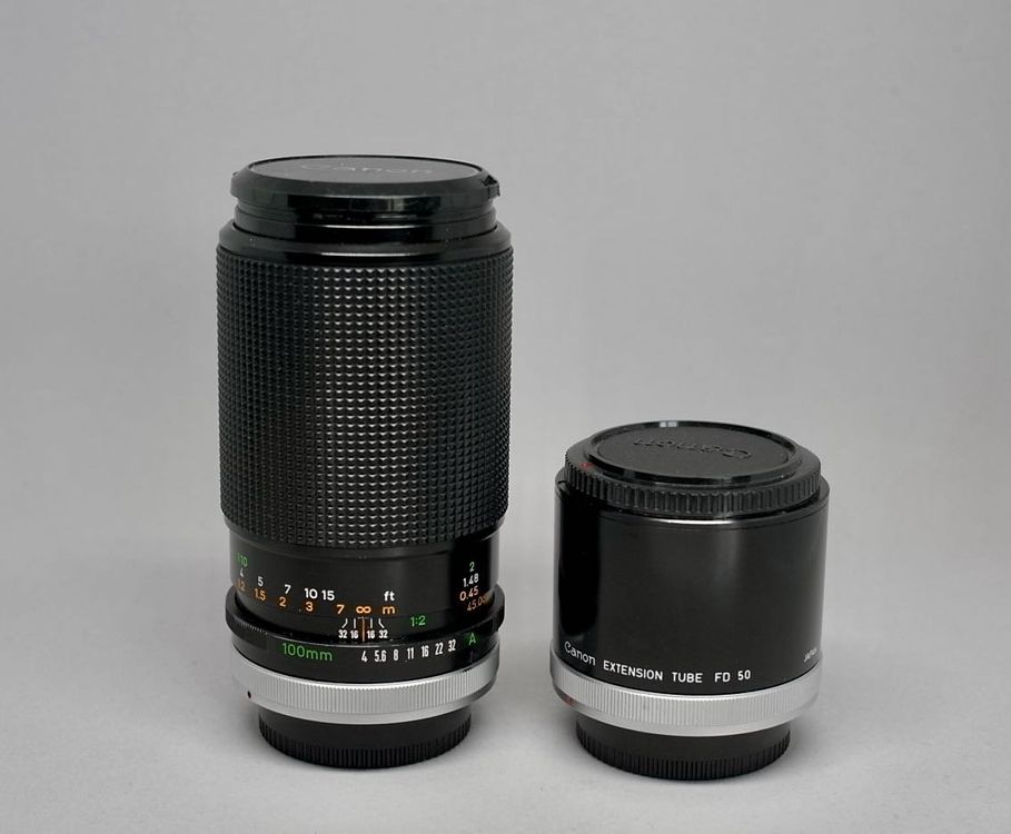 Canon FD 100mm f/4.0 S.S.C. F-1 A-1 AE-1 Sony A7 Fuji Makro (Gebraucht ...