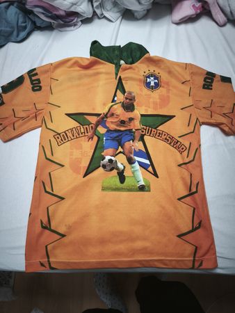 Vintage Ronaldo Brasilien Shirt -Trikot – "Ronaldo Superstar