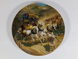 RUDOLF KOLLER assiette décorative en porcelaine
