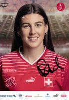 Seraina Piubel Autogramm handsigniert Schweiz 2022 SELTEN