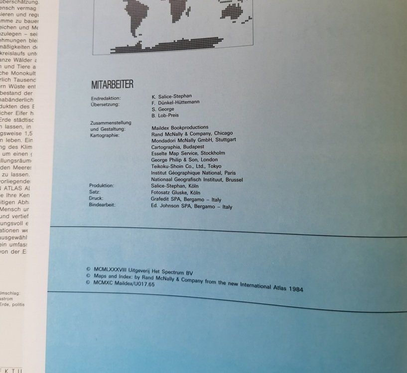 Libri: Die Erde und die Elemente ATLAS (Buch) – Usato da Wilen b. Wollerau venduto da morethanmusic 2