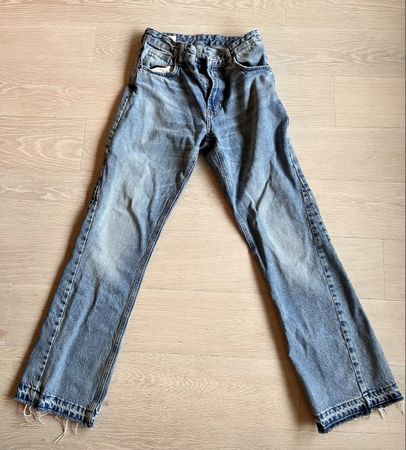 ZARA Jeans im Used-Look, Grösse 38