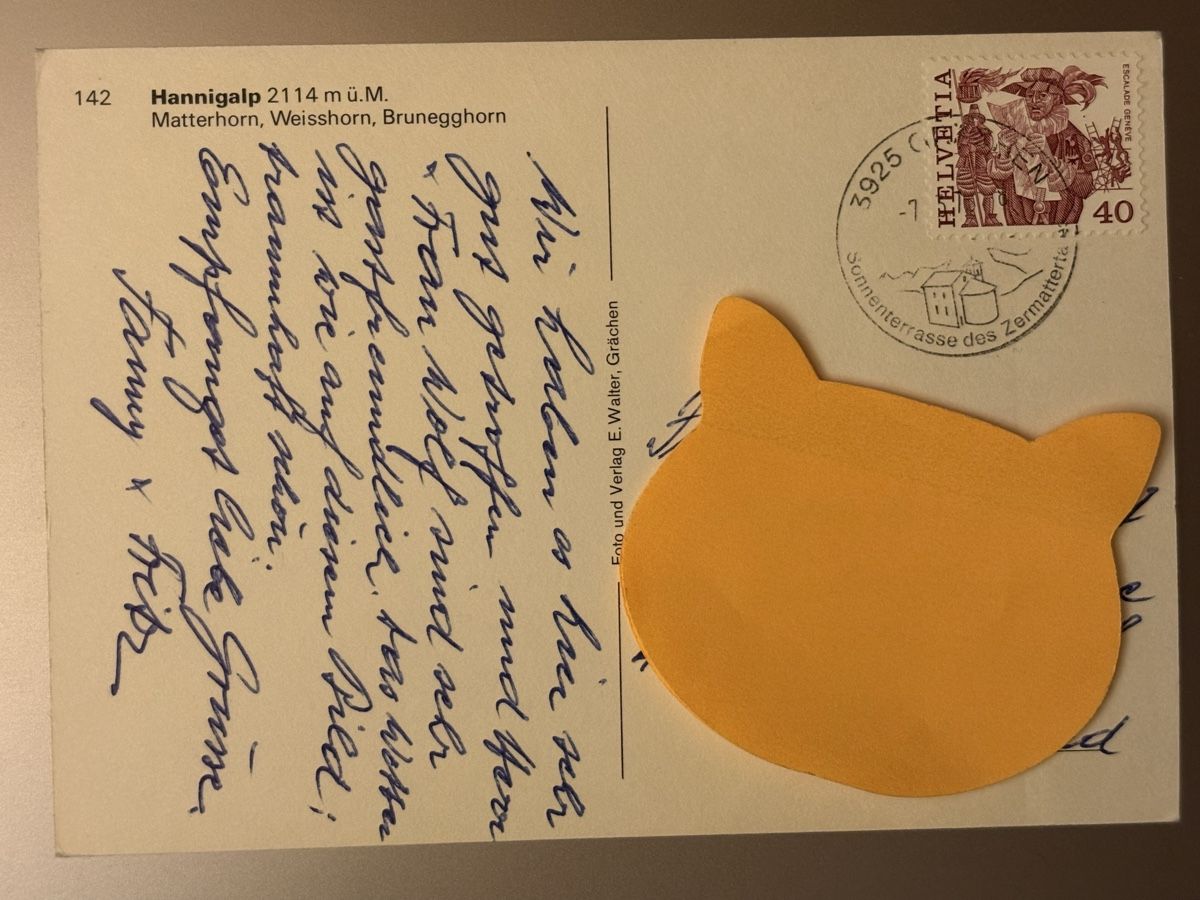 Cartoline postali: AK von  Hannigalp – Usato da Rümlang venduto da Kartenpost1 1