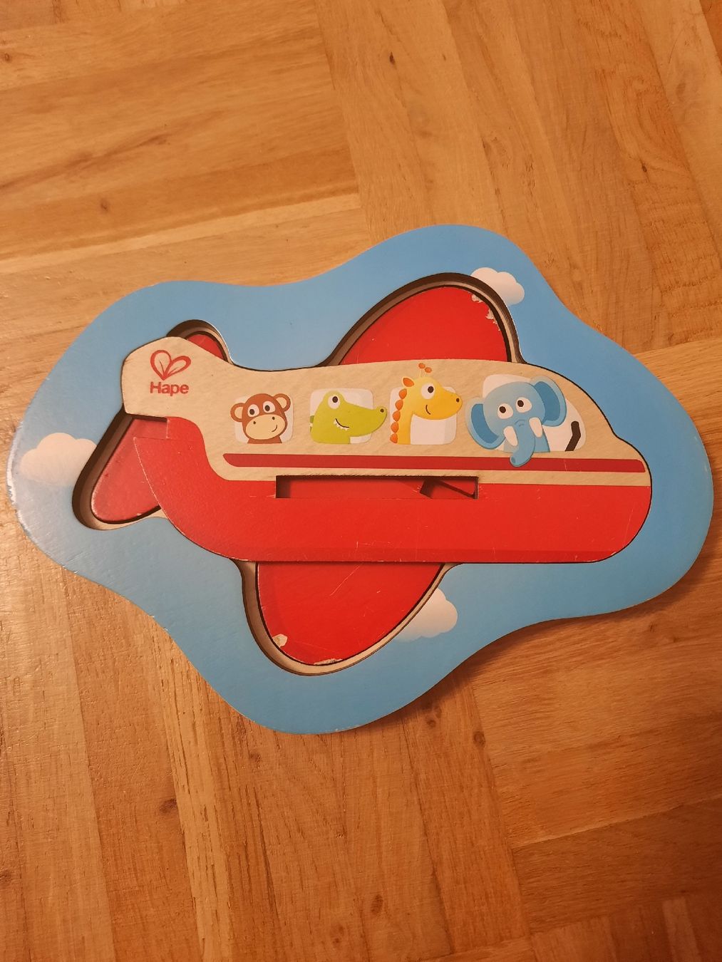 Puzzles: Hape Puzzle Flugzeug – Gebraucht aus Ettingen von Guggerin 1