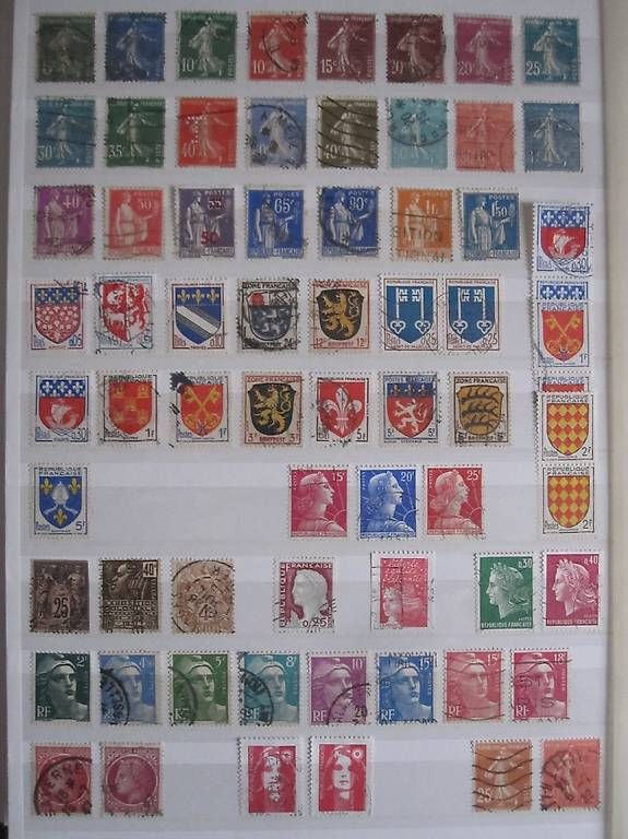 Alle Briefmarken: Briefmarken Frankreich – Gebraucht aus Saland von k_z_tny8