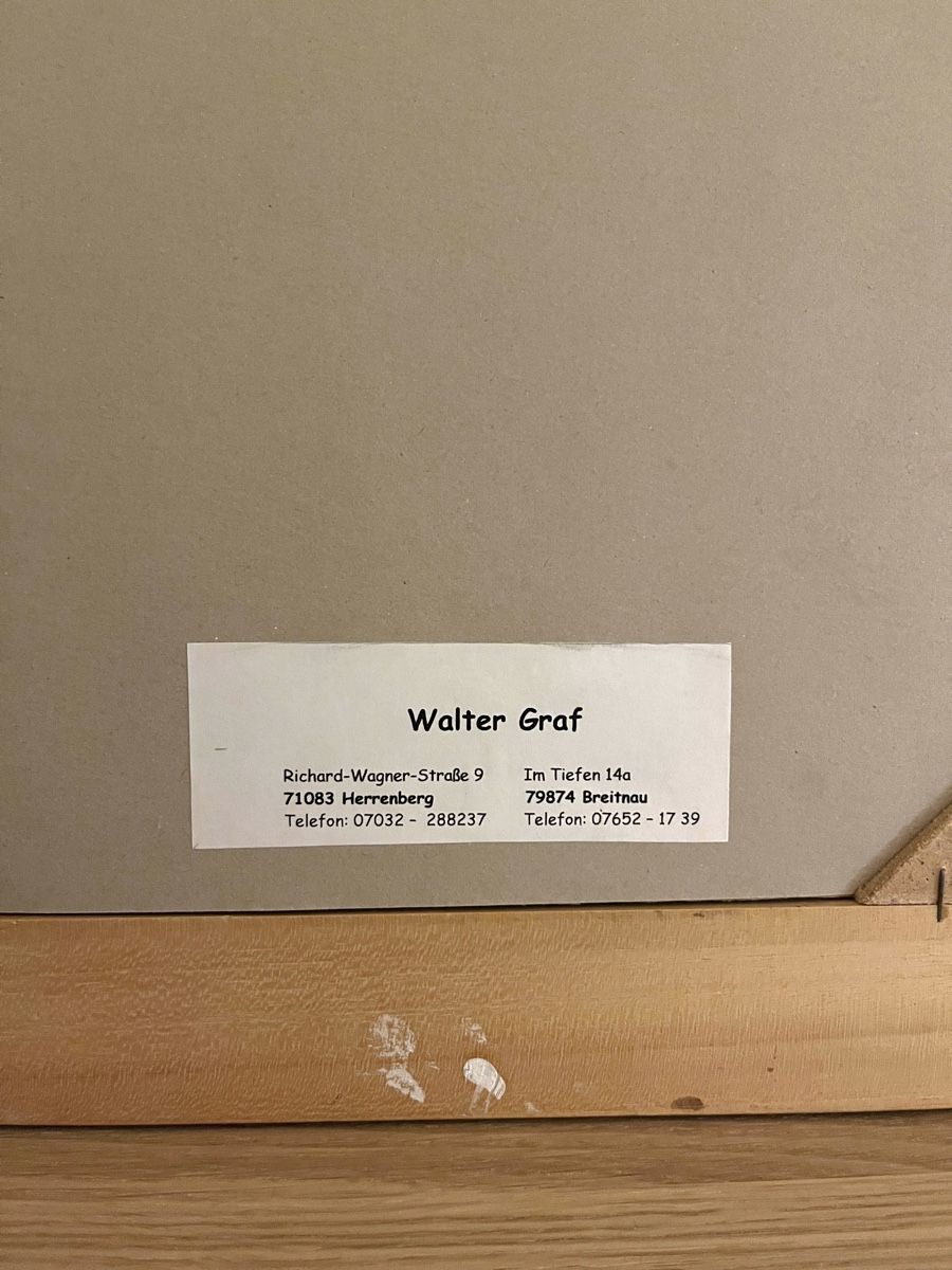 Dipinti: Original Gemälde von Walter Graf – Usato da Einsiedeln venduto da Berndstromberg6 2