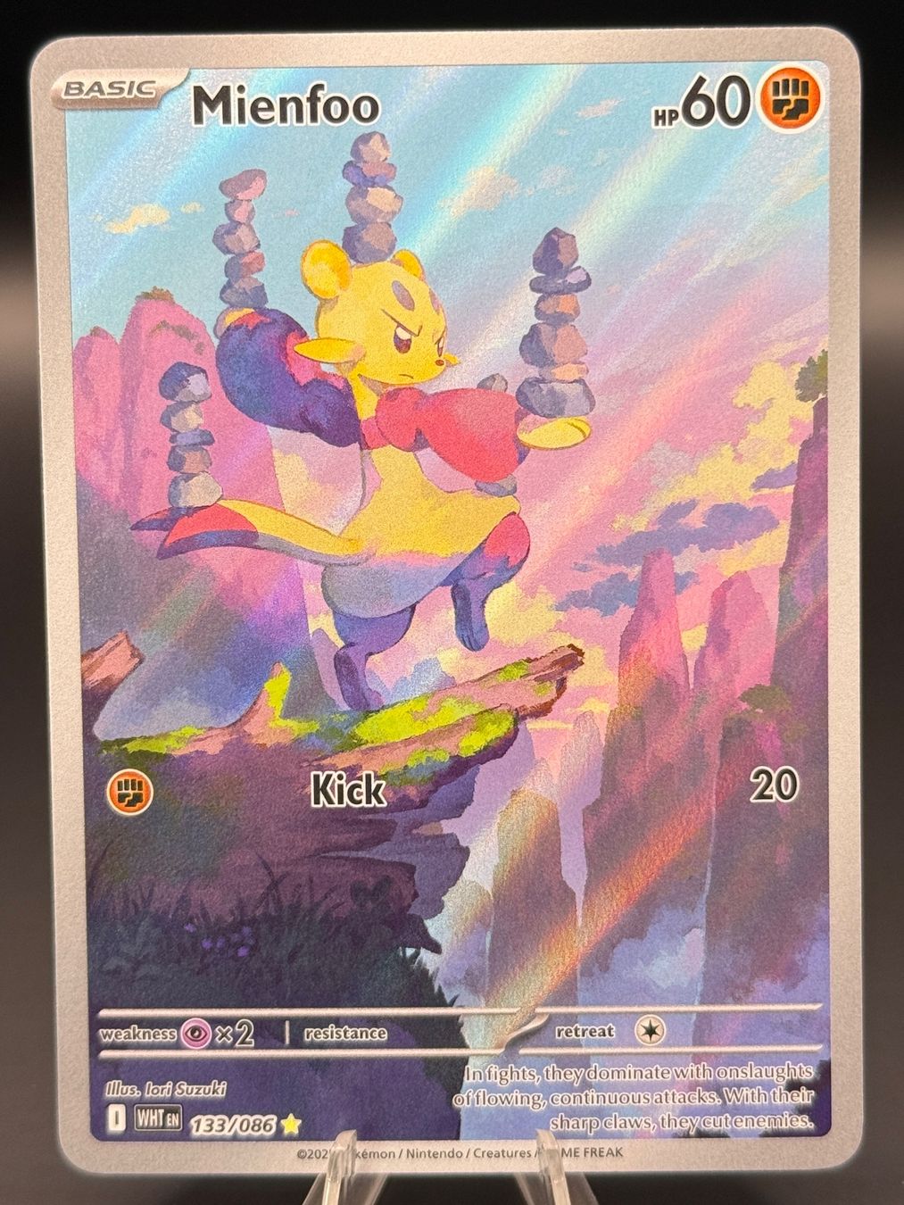 Pokémon Carte collezionabili: Mienfoo 133/086 EN White Flare – Nuovo (secondo la descrizione) da Langenthal venduto da TheCrib