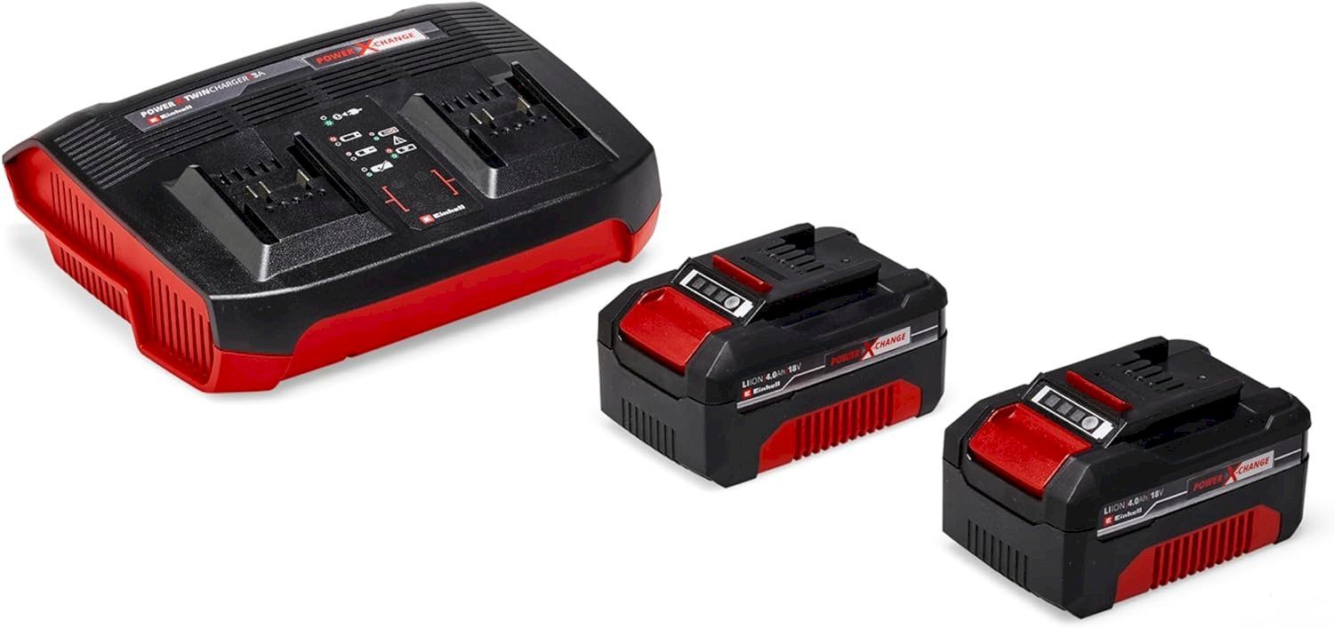 Einhell Accus & piles: Einhell Twincharger Kit 2x4Ah+Ladegerät – Neuf avec emballage d'origine à Bottighofen par zaap