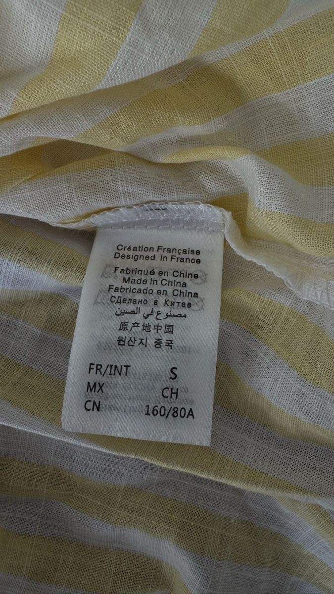 Camicette: Button Down Bluse gelb gestreift Gr. S von Etam – Nuovo e nell'imballaggio originale da Zürich venduto da Aya03 6