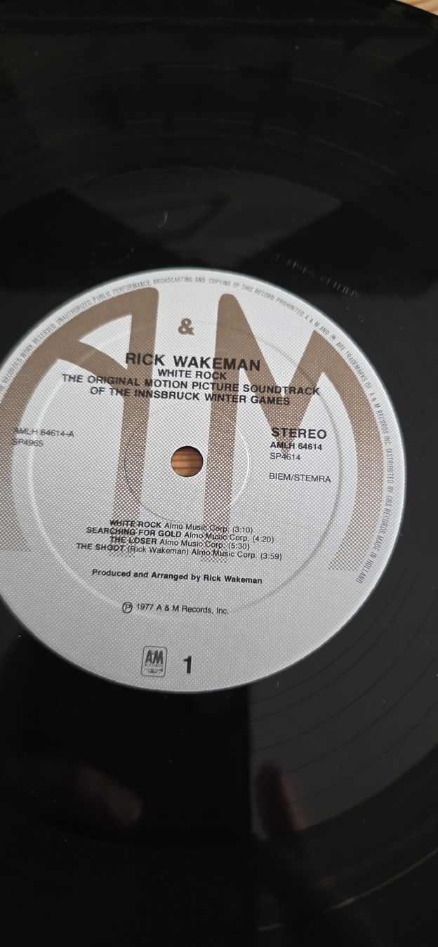 Dischi in vinile: Rick Wakeman - White Rock  1976 G,G – Usato da Yvonand venduto da RF-VINYL 1
