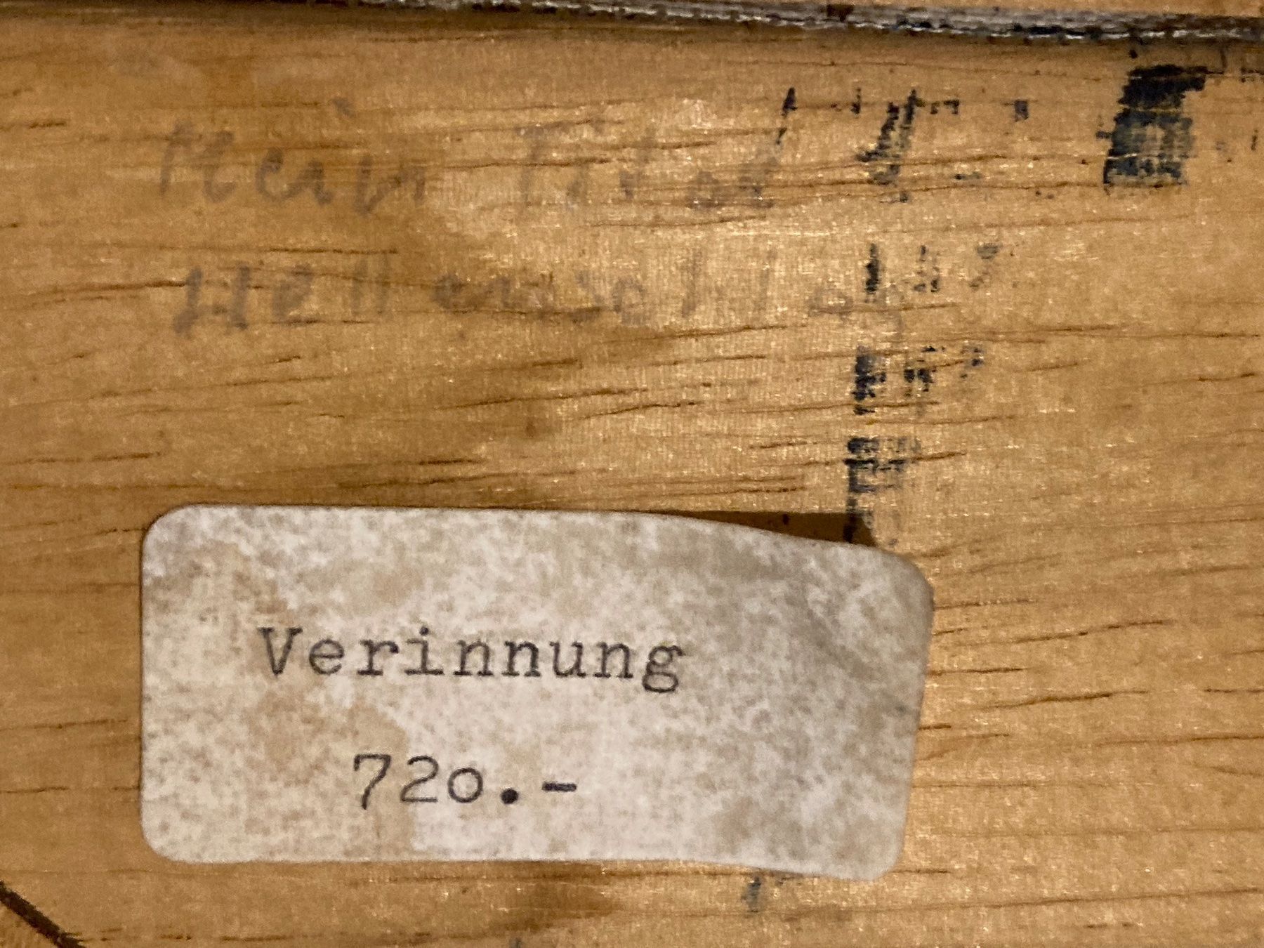Dipinti: R. Ankele 1987 Gemälde signiert Verinnung – Usato da Hirzel venduto da pjn_d7xp 9