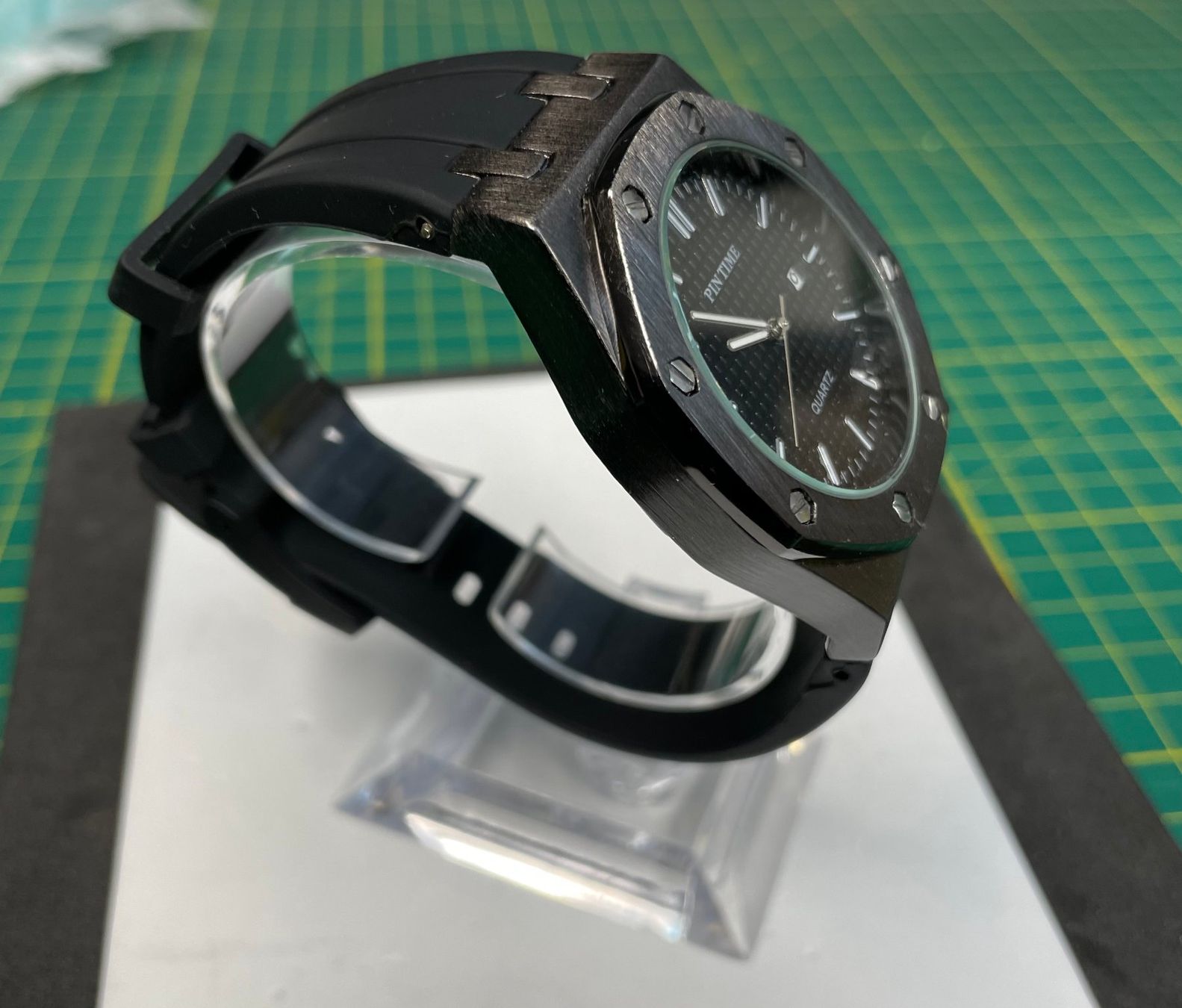 Uhren: PIN TIME Watch Quartz Schwarz – Gebraucht aus Obergösgen von File75 2