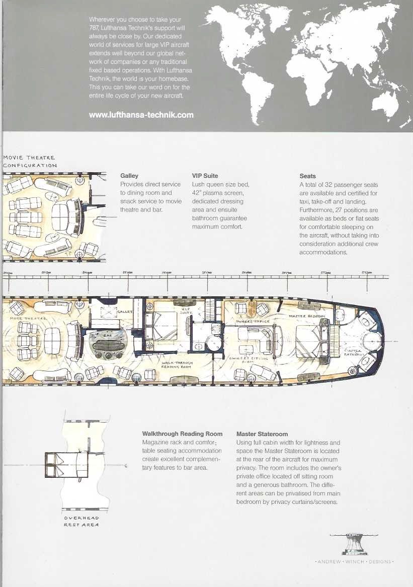 Documenti: Brochure Publicitaire Boeing 787 VIP (Lufthansa Technik) – Nuovo (secondo la descrizione) da VERNIER venduto da _Swiss_ 2