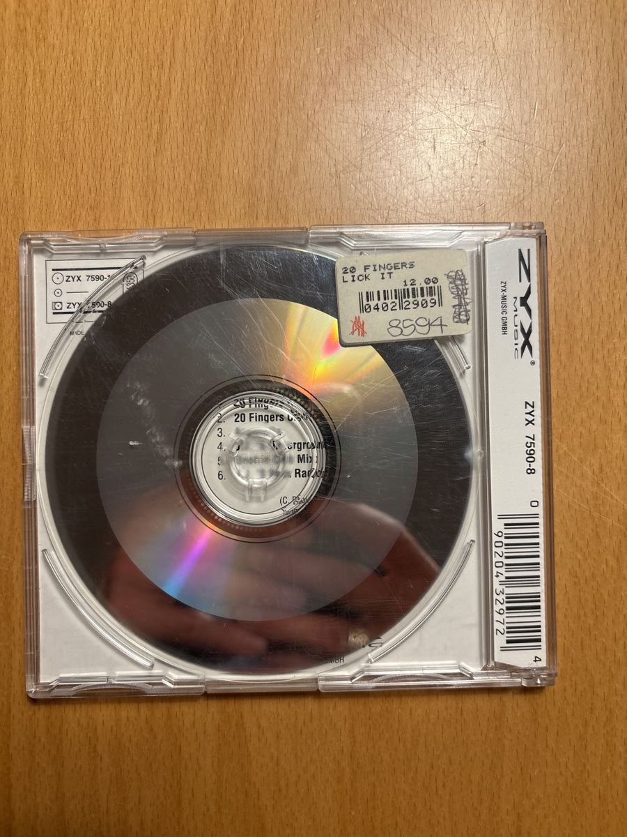 CD: 20 Fingers feat. Roula Lick It CD Maxi-Single – Usato da Schüpfen venduto da Cedric03 2