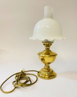 Die Lampe mit Glasschirm, Vintage Look, Top Zustand