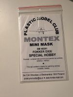 1/48 FOKKER DXXI MINI MASK FÜR SPECIAL HOBBY