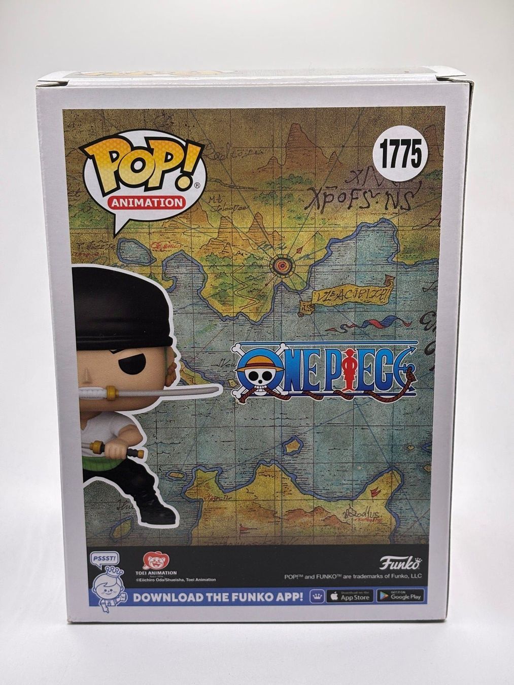 Funko Figuren: Funko POP - 1775 - Roronoa Zoro - One Piece - CHASE – Neu und originalverpackt aus Allschwil von Bullach 1