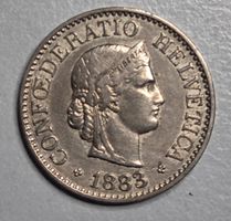 10 Rappen 1883, schönes Sammlerstück!