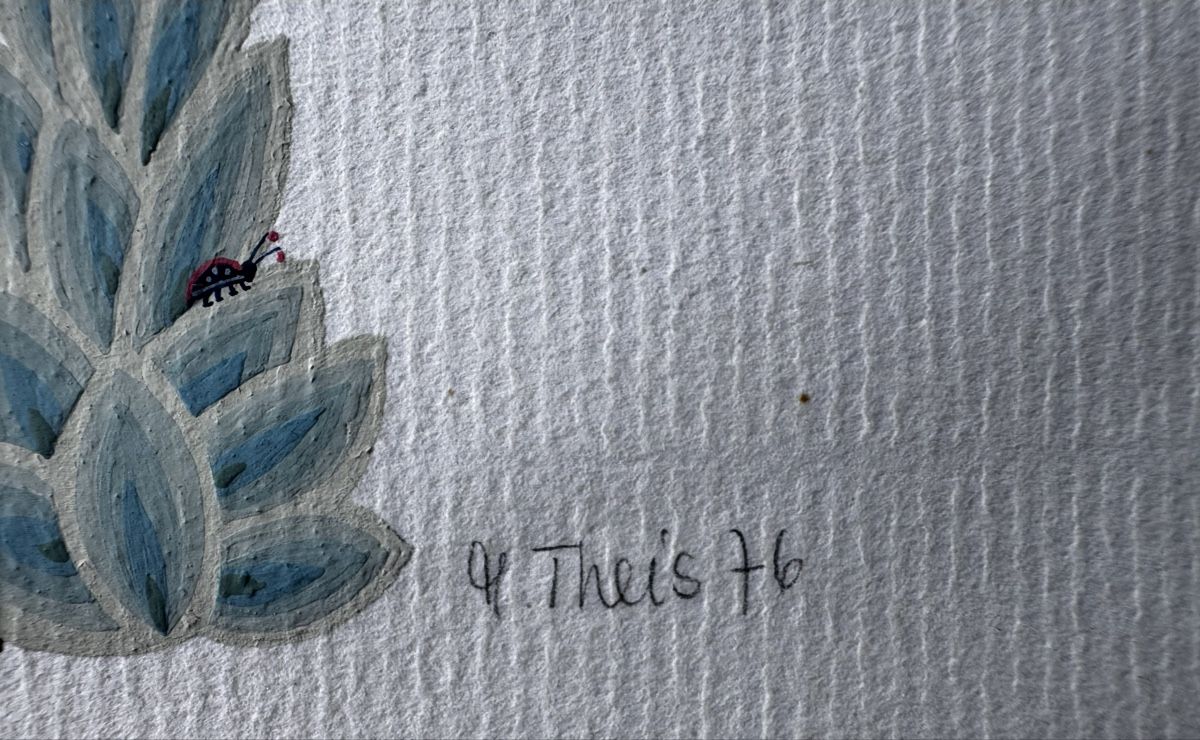 Gemälde: MARIANNE THEIS. Malerei auf Papier – Gebraucht aus Zürich von Manubene 2