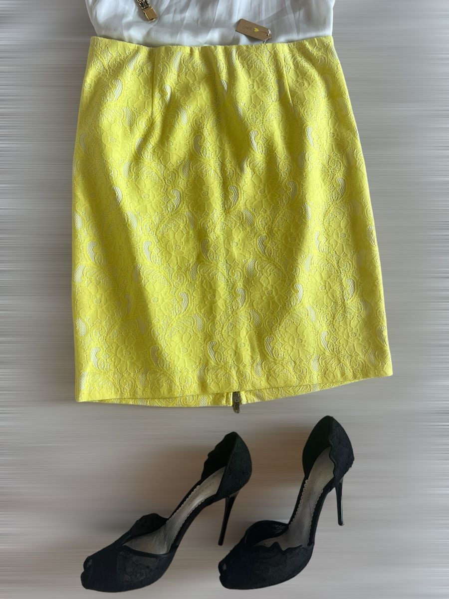 Röcke: Jupe crayon jaune citron CHIC by Jacob T38 – Neu (gemäss Beschreibung) aus Lausanne von Stephaniesdressing 5