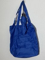 Regenschirm faltbar mit Tasche blau neu