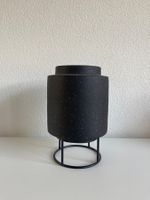 Bolia Übertopf schwarz mit Metallgestell gebraucht