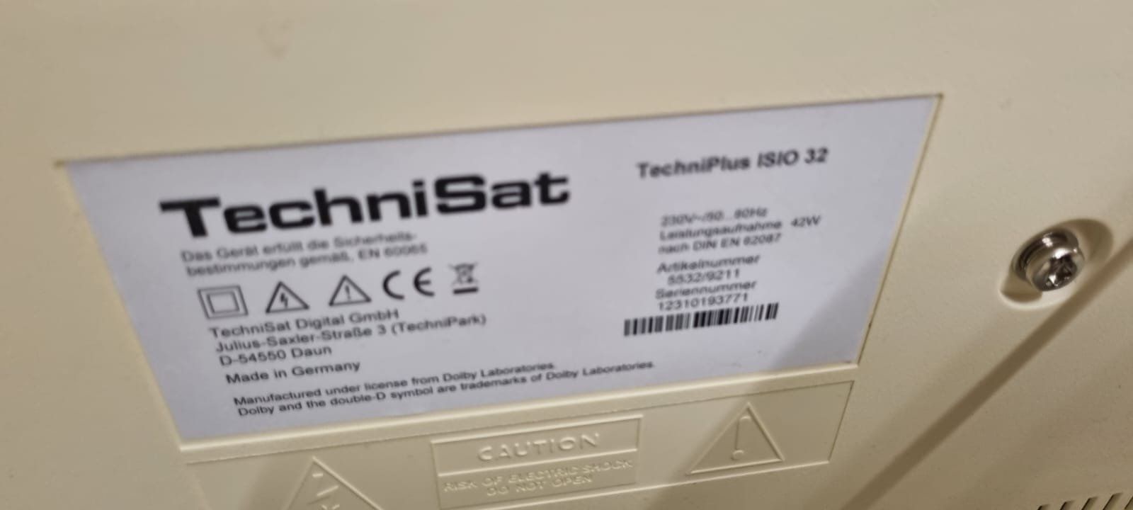 Televisori: Fernseher Technisat - Techniplus Isio 32 - téléviseur – Usato da Spiegel b. Bern venduto da ale_x59l 1