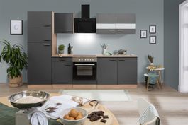 320 Küchenzeile Singleküche 270cm E/SO/G - Küche Einbauküche