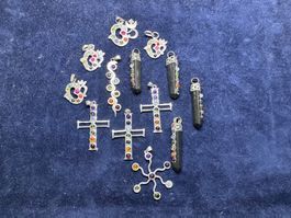 Lot 13 Schmuckanhänger – Chakra & 9 Planeten – Handarbeit –