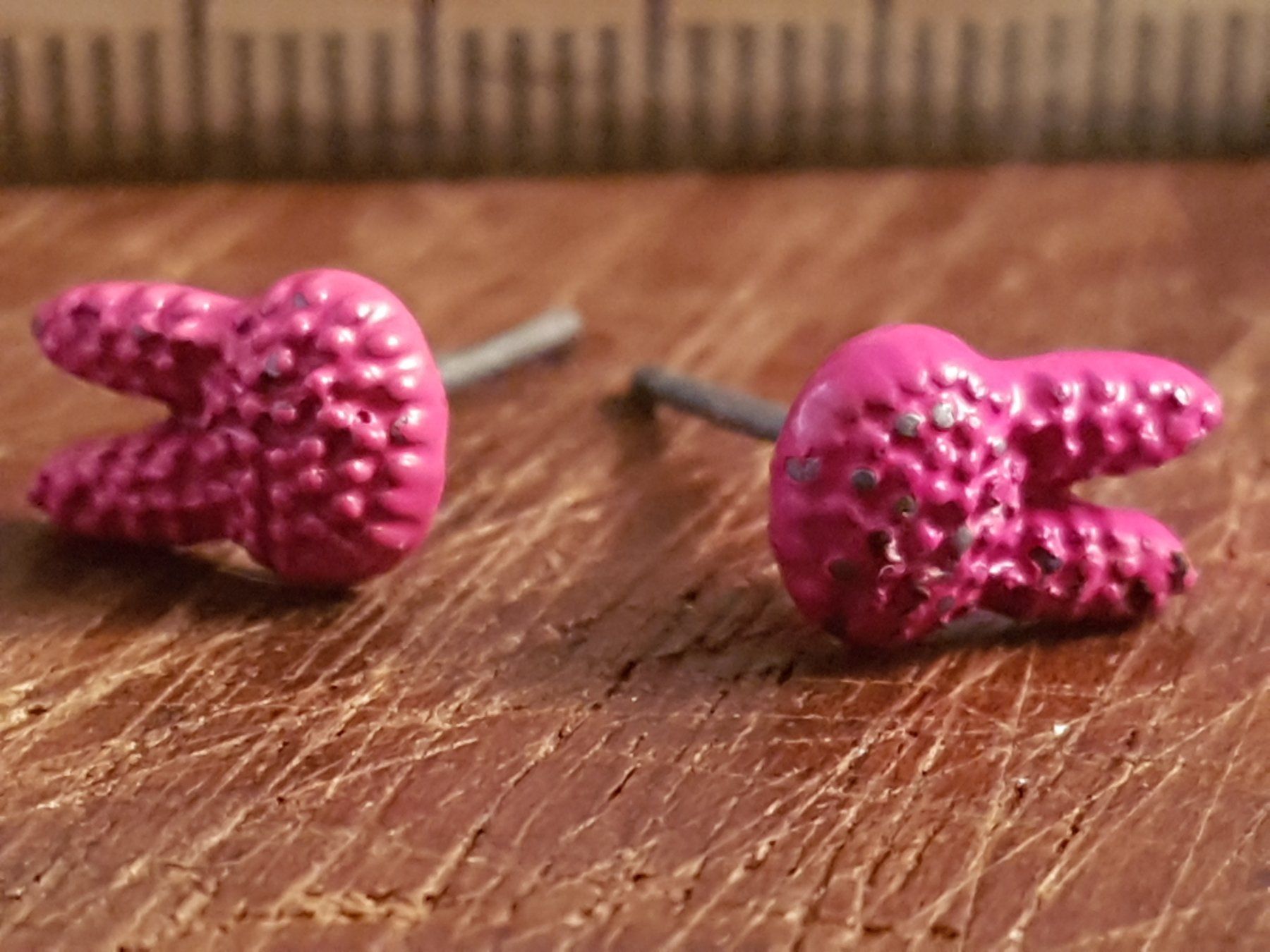 Ohrringe & -stecker: Ohrstecker Hasen und Herzen pink – Gebraucht aus Ettingen von Maranathatalitha 3