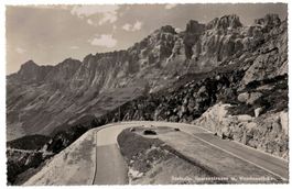Steinalp, Strassenunterhaltsarbeiten, Oldtimer, datiert 1964