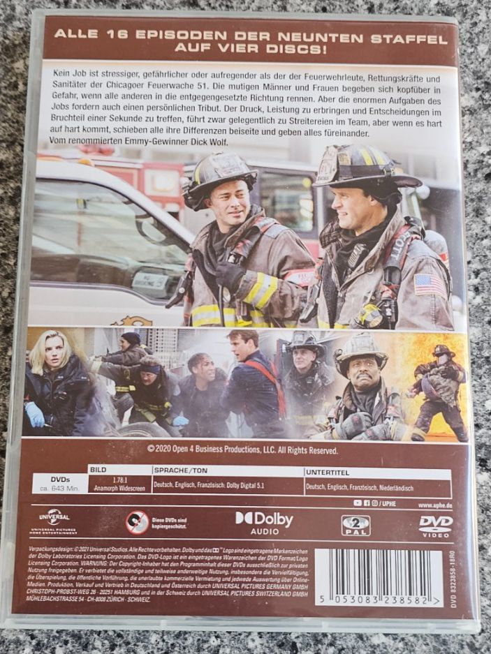 Tutti i DVDs: CHICAGO FIRE- Staffel 9/ 4 DVD – Usato da Geuensee venduto da jes_9xyk 1