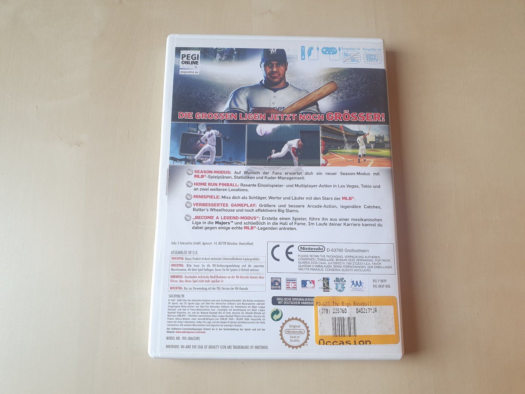 Nintendo Giochi: The Bigs Baseball 2 – Usato da Stansstad venduto da collectorsshop 1