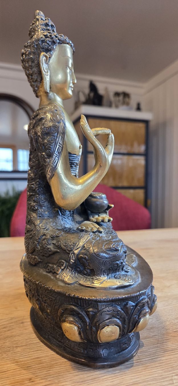 Statuette: Buddha Figur aus Bronze oder Messing – Usato da Rehetobel venduto da hobirot01 4