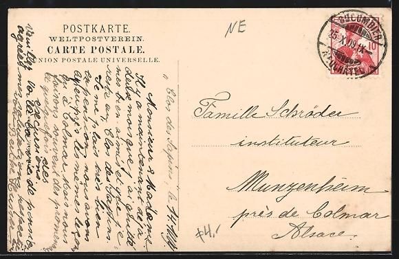 Cartoline postali: Colombier /Neuchatel, Vue generale, Clos – Usato da Berlin venduto da bartko-reher 1