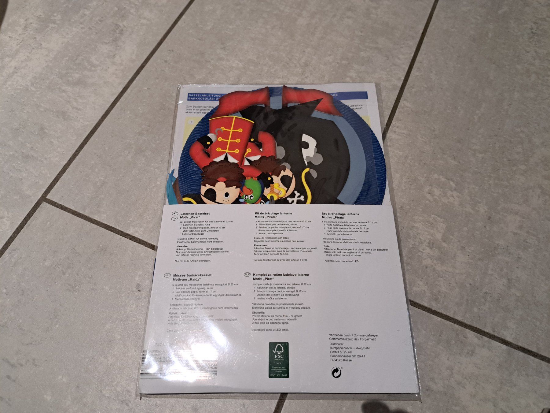 Kit bricolage: Laternen-Bastelset Piratenschiff NEU – Nuovo e nell'imballaggio originale da Killwangen venduto da KIANA08 1