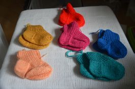 TAILLE 68/74  6 PAAR BETTSOCKEN NEU - (T)