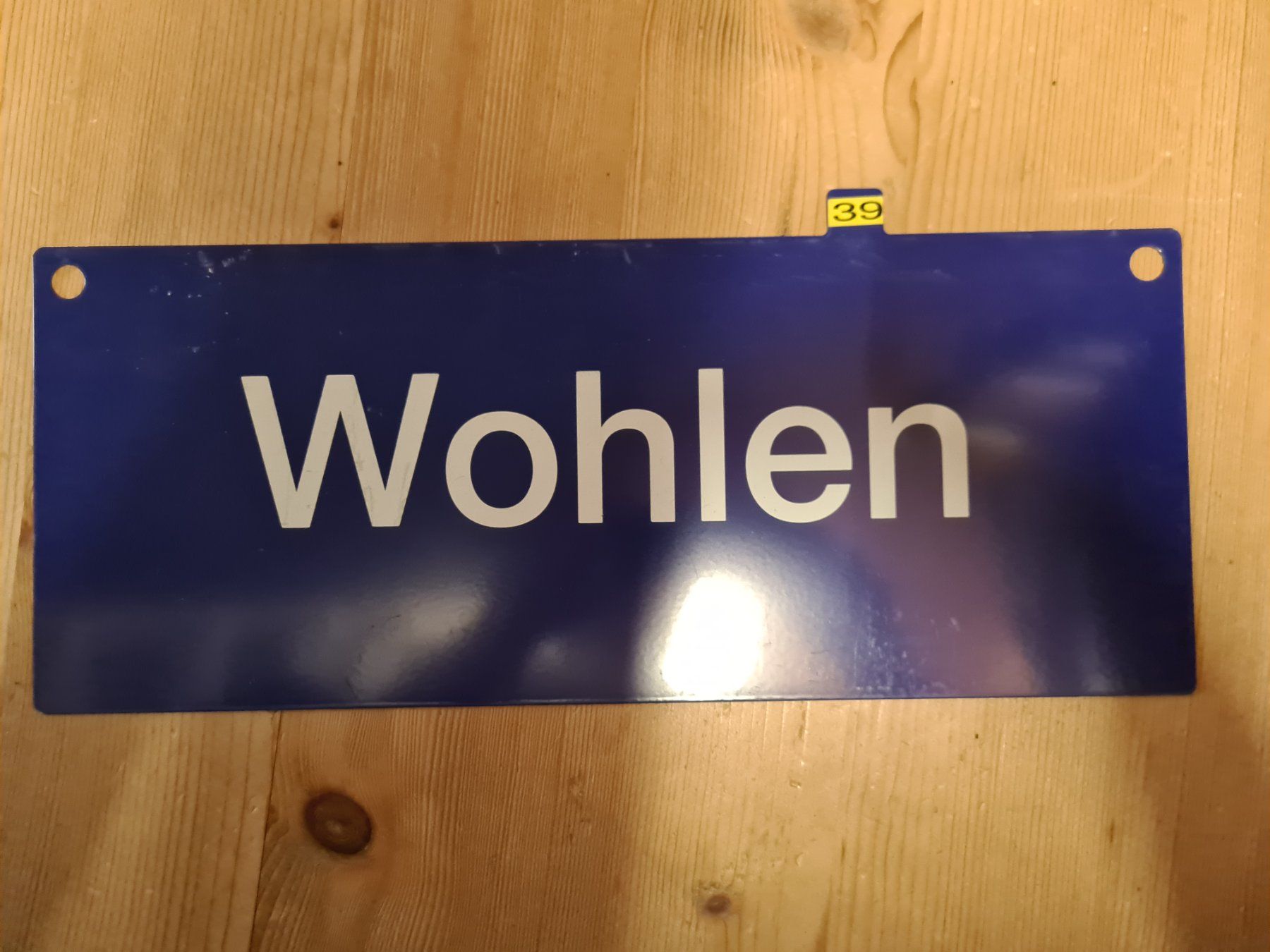 SBB/CFF/FFS Insegne: SBB S-Bahn  Zielschild Schachen LU/Wohlen – Usato da Grafstal venduto da mowo25 1