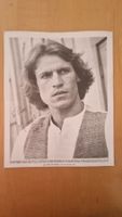 Michael Beck, Original Autogramm auf Grossfoto in s/w