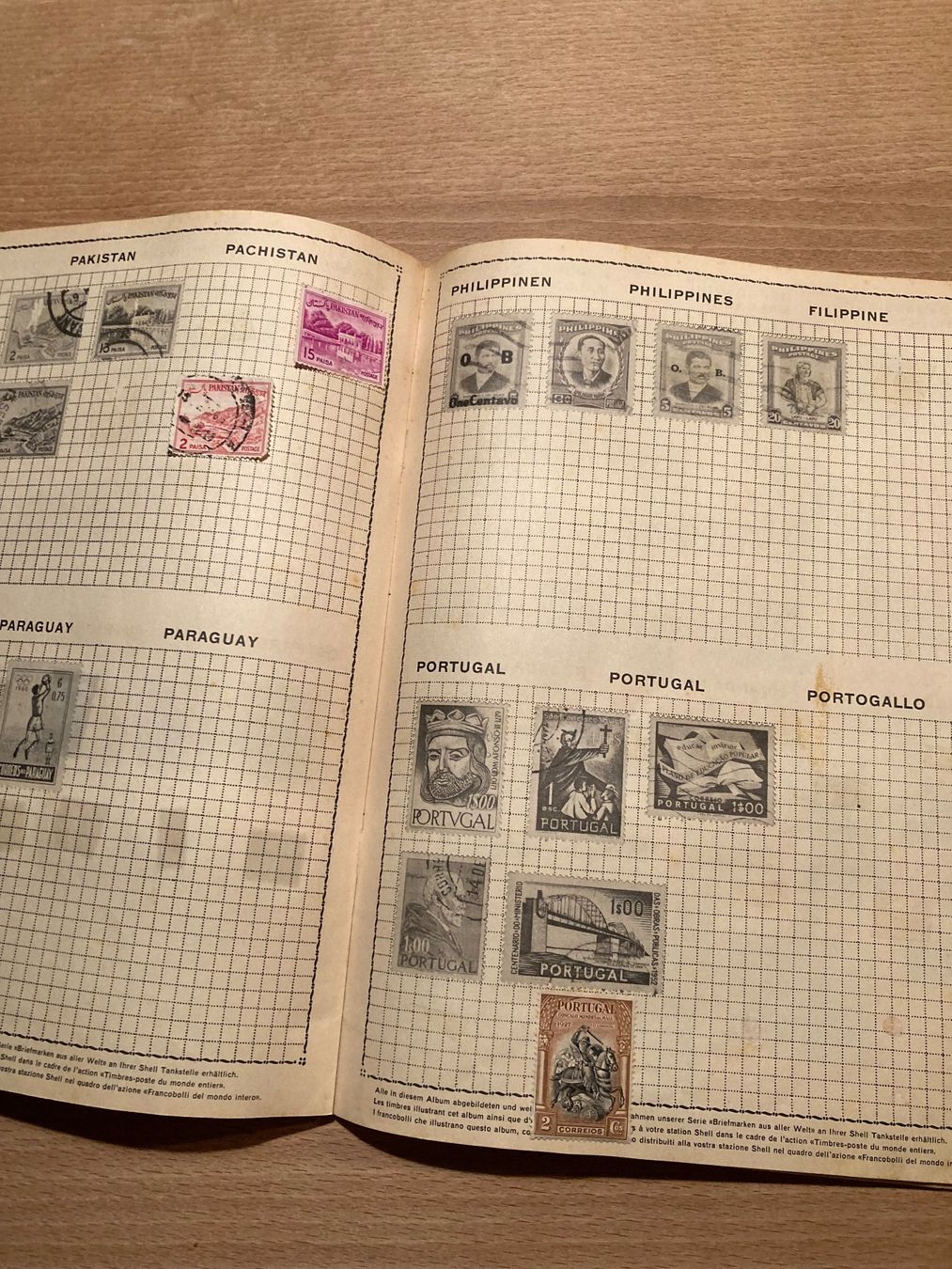 Tutti i francobolli: Shell Briefmarkenalbum, aus aller Welt – Usato da St.Gallen venduto da WrigleyCH 2