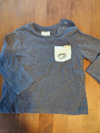 Zara Baby Boy Shirt Gr. 80 mit Hund für den Herbst 🍂