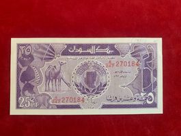 SUDAN - 25 Piastres N.D. 1980 - Unzirkuliert / Non circulé