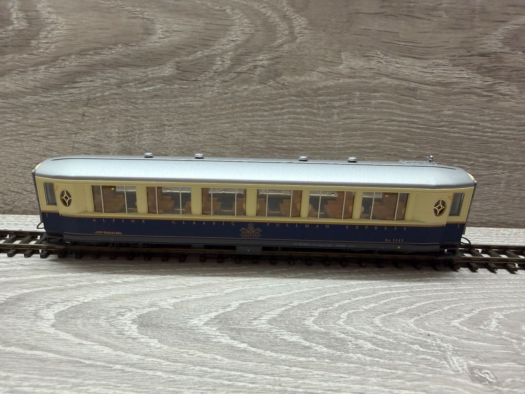 Bemo Modellini di ferrovie: RhB Salonwagen H0m – Usato da Kiesen venduto da Alaskamich 3