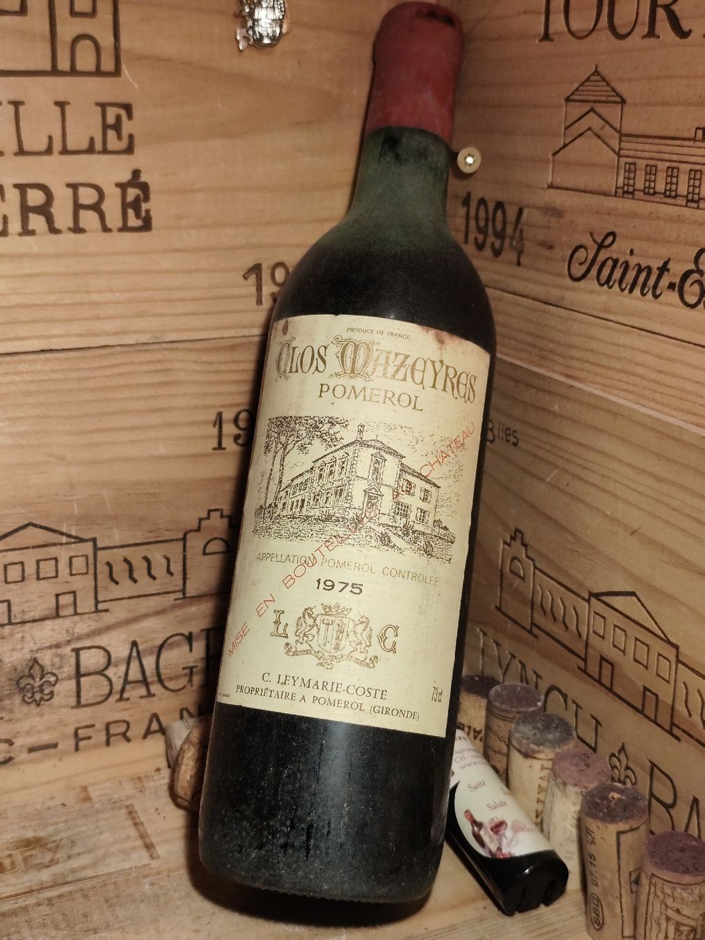 Vino: 1975 Pomerol Clos Mazeyres – Nuovo (secondo la descrizione) da Büsserach venduto da Vintage-vins