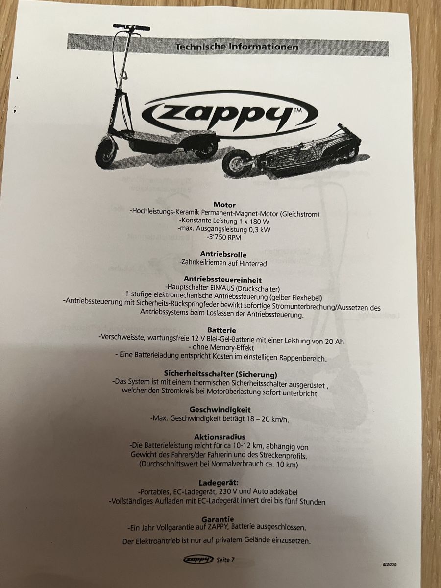 Scooter: E-Scooter Zapiworld – Usato da Jona venduto da Ressan100 3
